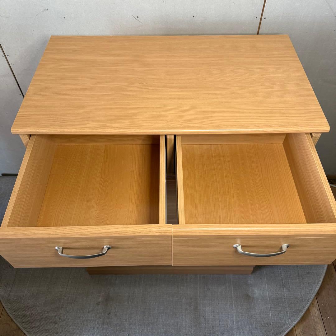 【669】ライトブラウン 4段チェスト