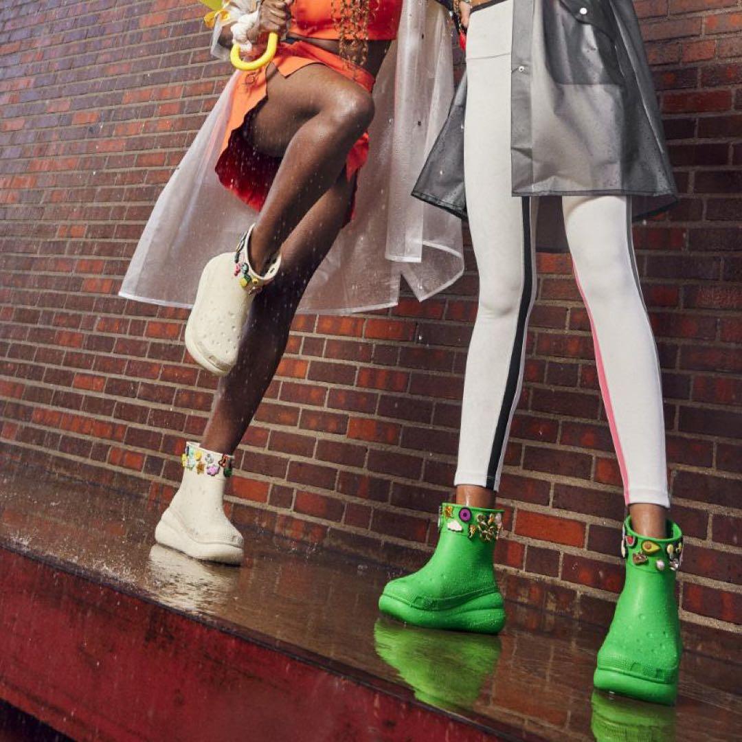 クロックス Crocs Crush Rain Boot ブーツ　Green 希少