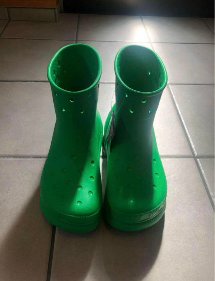 クロックス Crocs Crush Rain Boot ブーツ　Green 希少