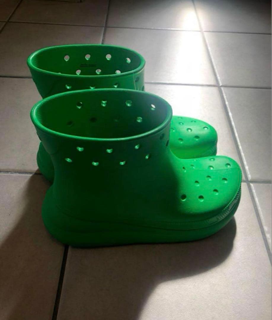 クロックス Crocs Crush Rain Boot ブーツ　Green 希少