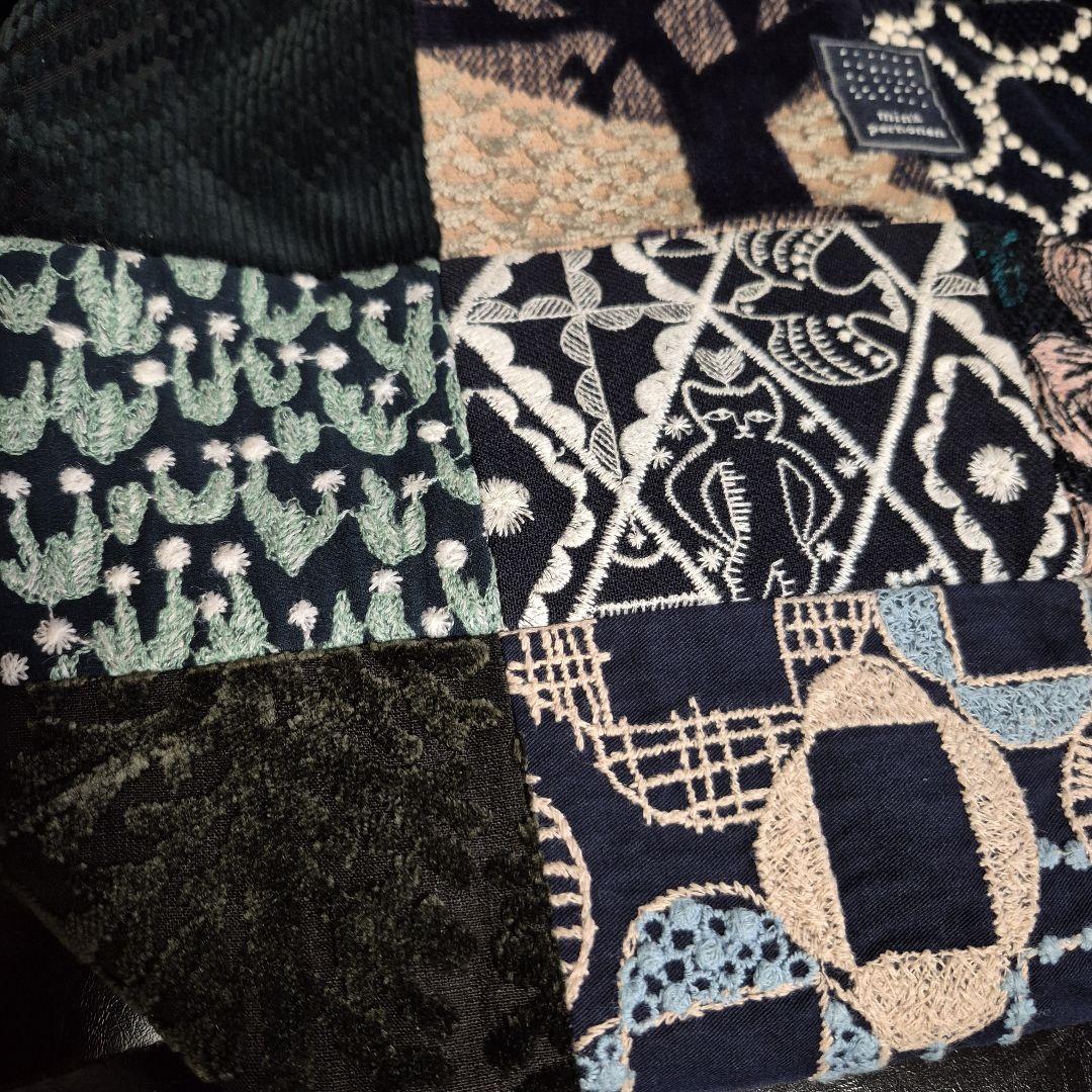 ミナペルホネン ピースバッグ dark mix