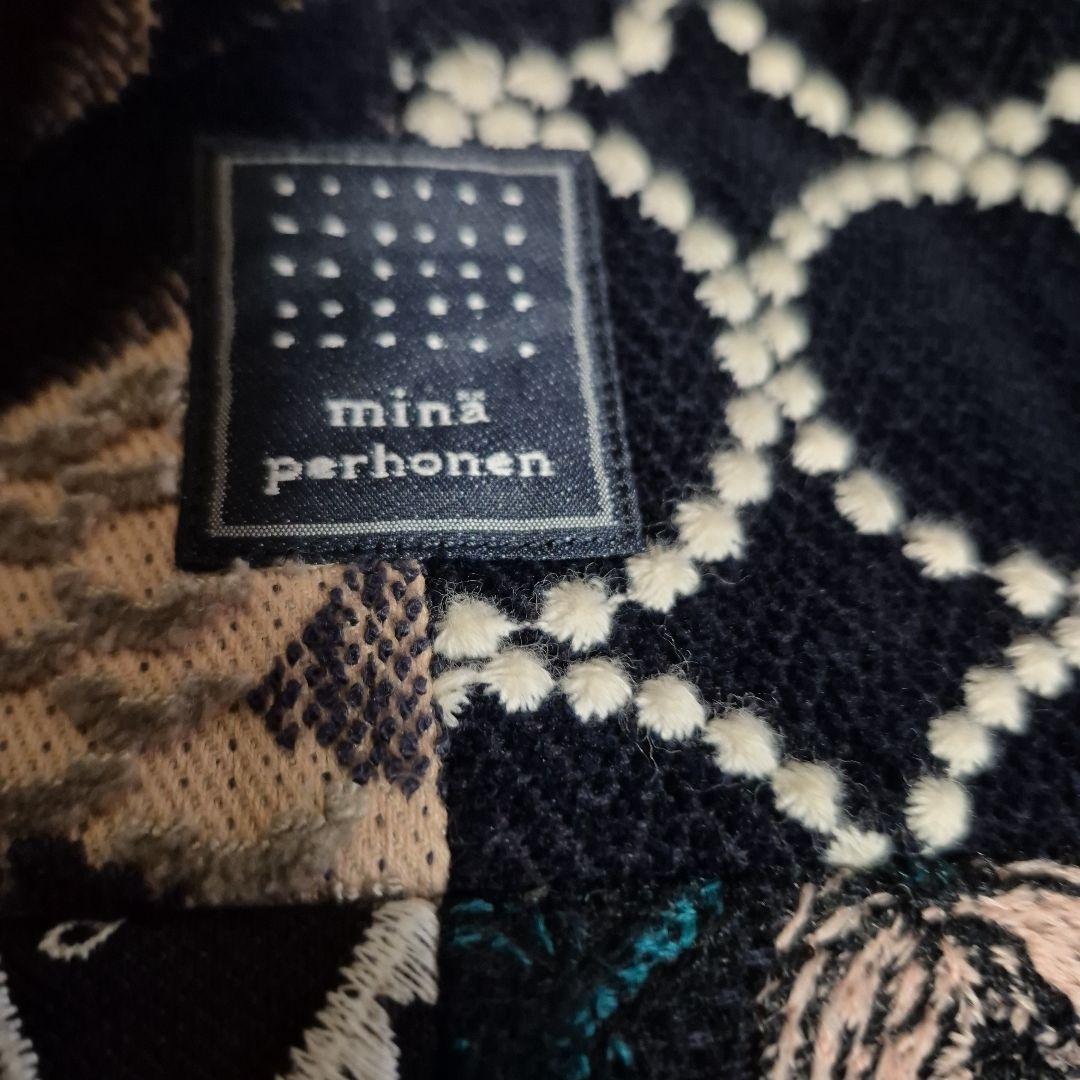 ミナペルホネン ピースバッグ dark mix