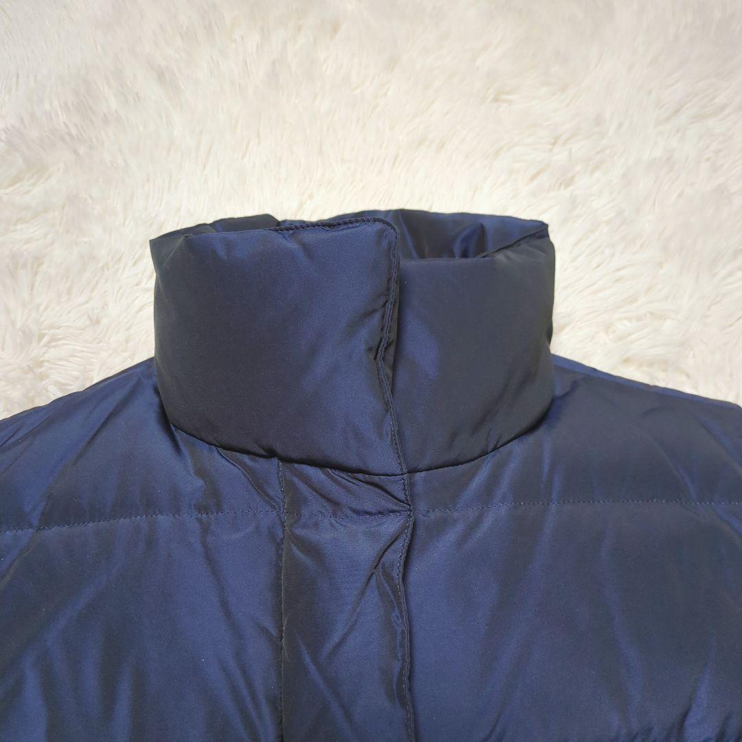 【美品・人気モデル】バーバリーロンドン☆ダウンベスト ノバチェック ネイビー M