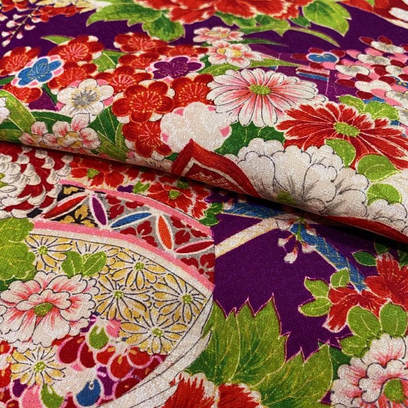 508ag79着物のみ◎七五三 三歳 女の子 アンティーク着物 レトロ 橘