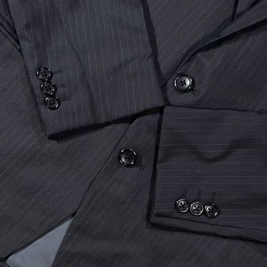 【極美品】TAKEO KIKUCHI 3ピース セットアップスーツ 紺 サイズ3