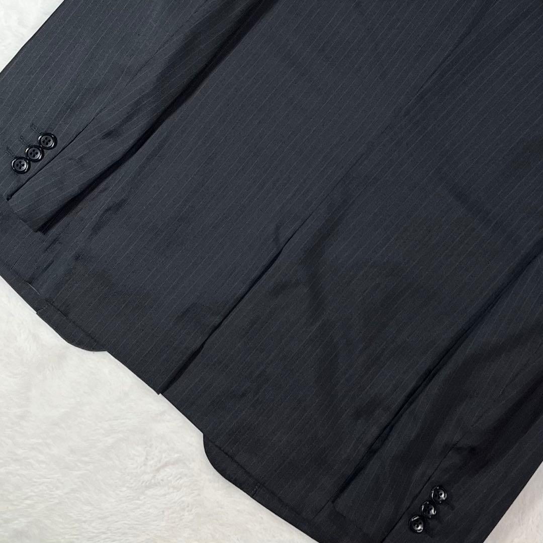 【極美品】TAKEO KIKUCHI 3ピース セットアップスーツ 紺 サイズ3