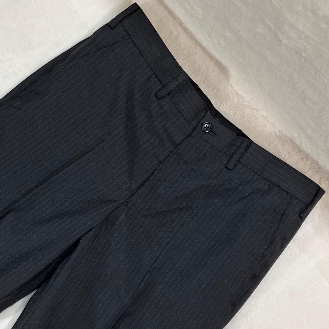 【極美品】TAKEO KIKUCHI 3ピース セットアップスーツ 紺 サイズ3