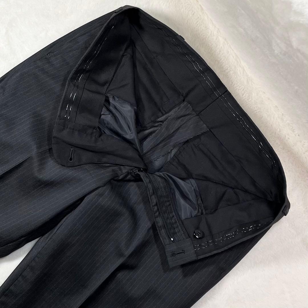 【極美品】TAKEO KIKUCHI 3ピース セットアップスーツ 紺 サイズ3