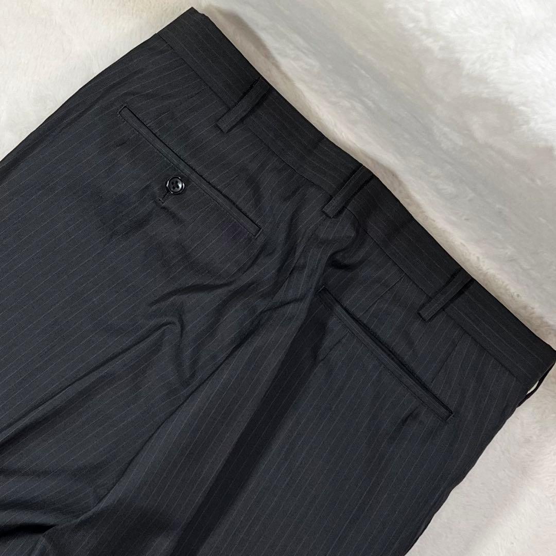 【極美品】TAKEO KIKUCHI 3ピース セットアップスーツ 紺 サイズ3