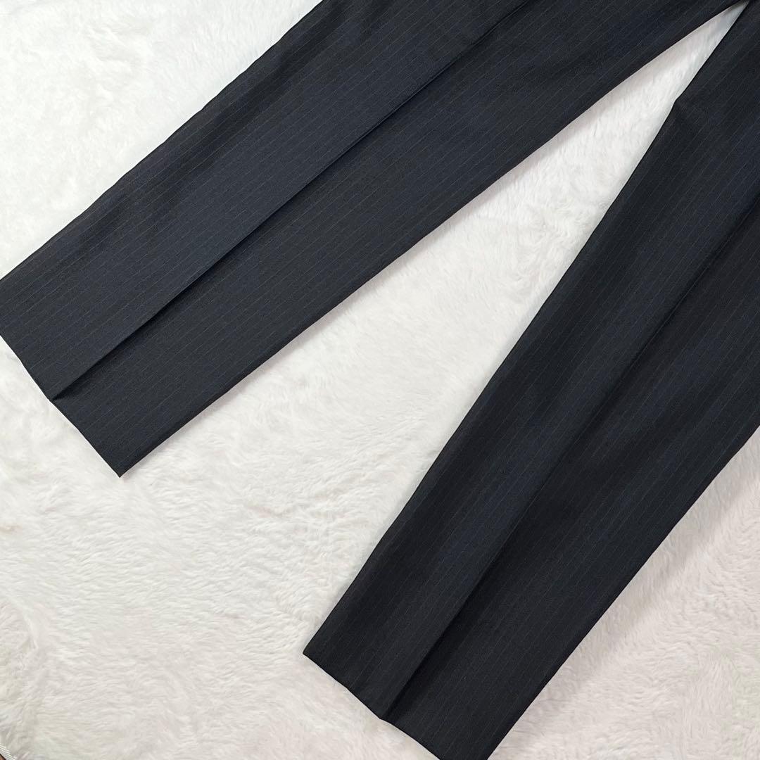 【極美品】TAKEO KIKUCHI 3ピース セットアップスーツ 紺 サイズ3