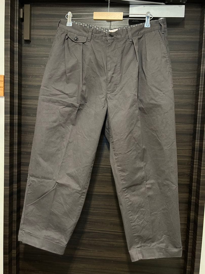 BEAMS JAPAN 2プリーツチノ　パンツ