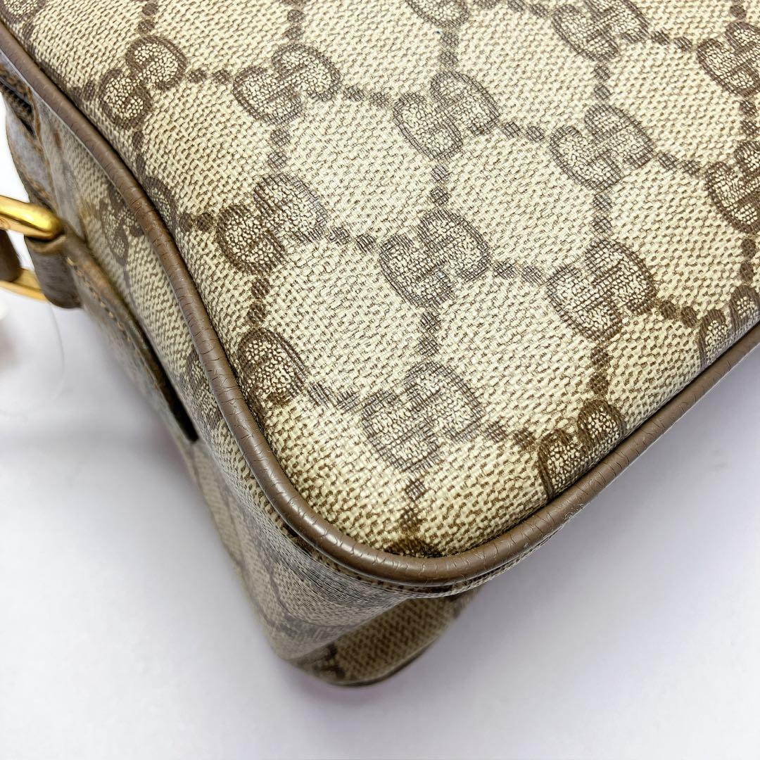 3336◯ GUCCI GGキャンバス ショルダーバッグ シェリーライン