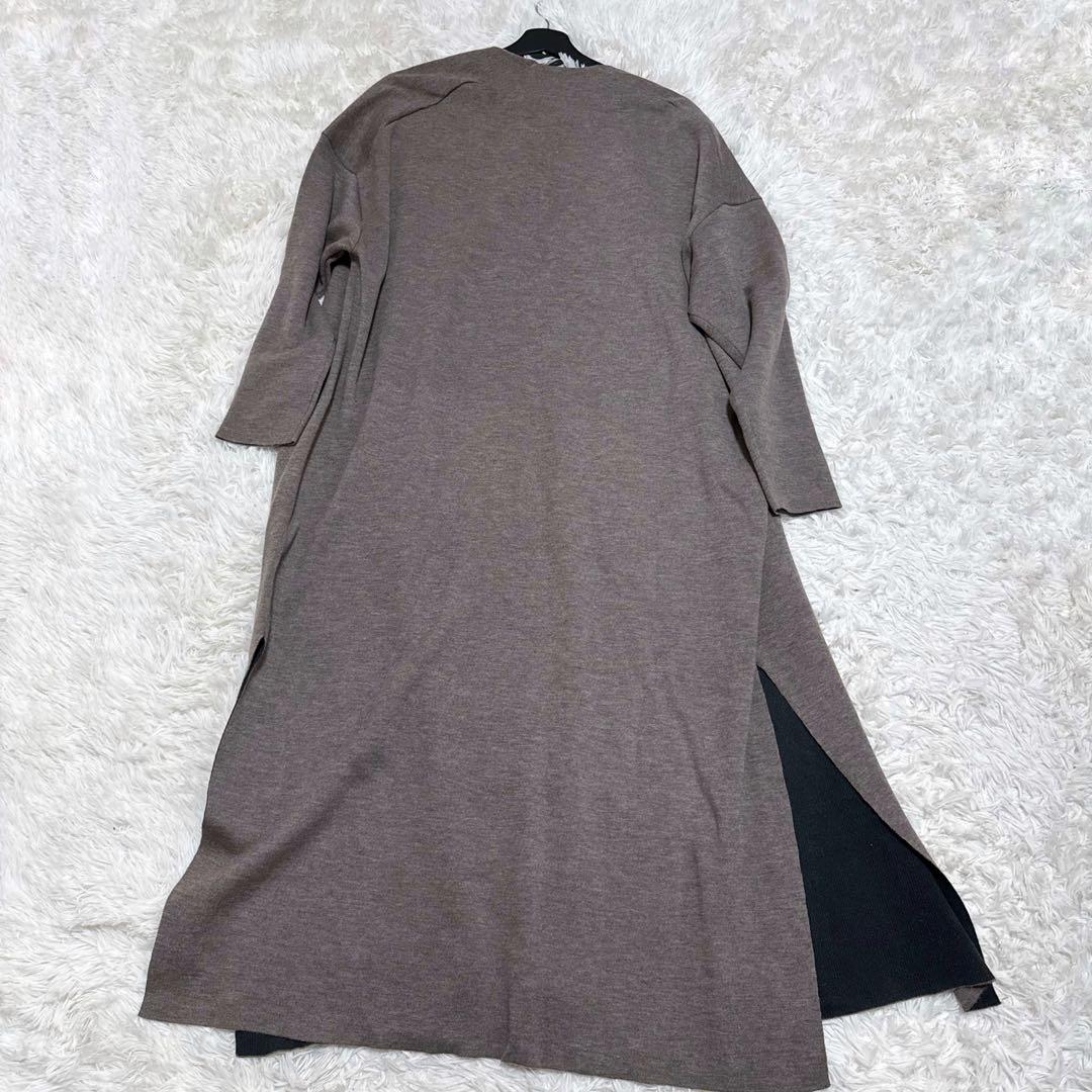 定番！ 極美品✨ Chaos ムートリバーロングニットカーディガン ブラウン