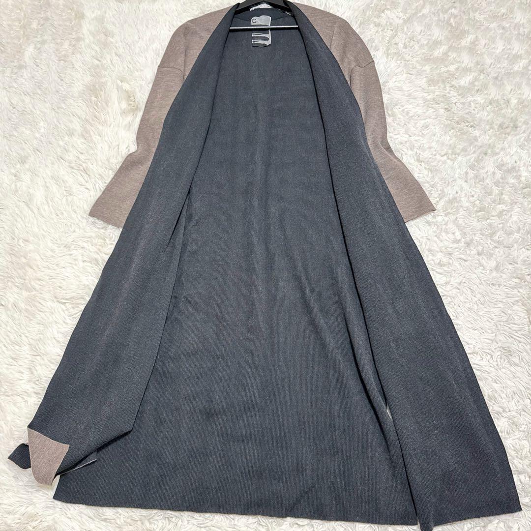 定番！ 極美品✨ Chaos ムートリバーロングニットカーディガン ブラウン