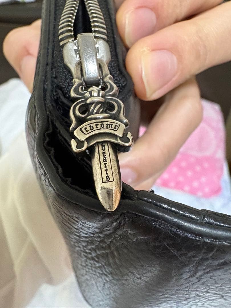 クロムハーツ　スクエアジップ　ビルウォレット