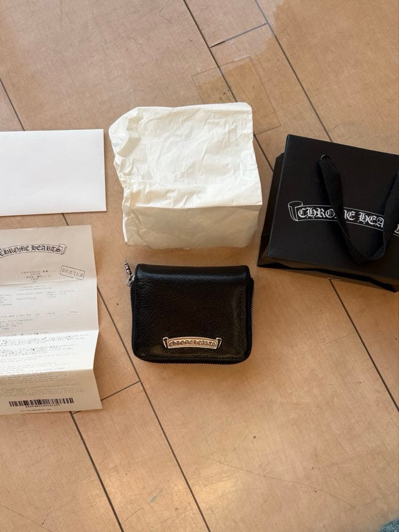 クロムハーツ　スクエアジップ　ビルウォレット