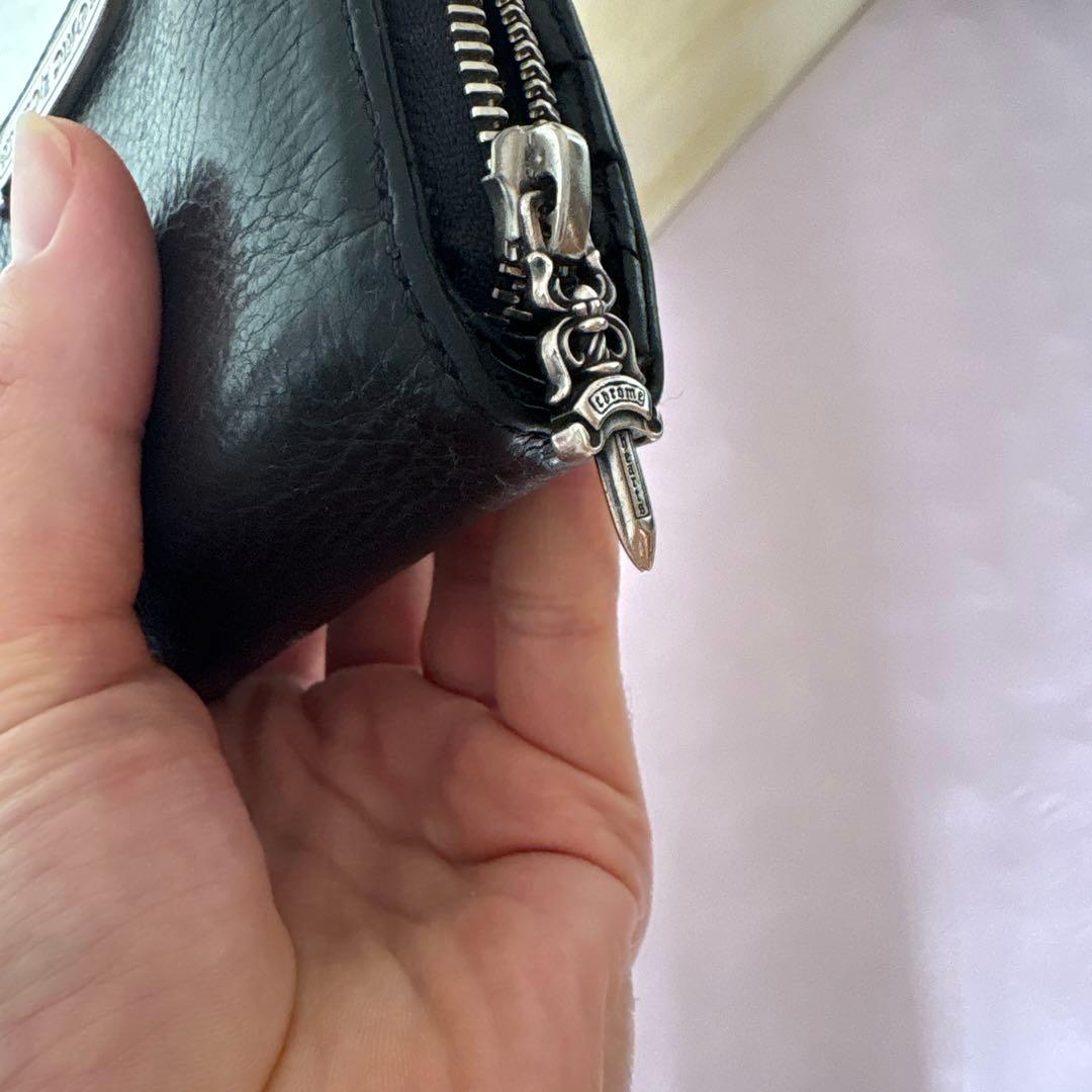 クロムハーツ　スクエアジップ　ビルウォレット