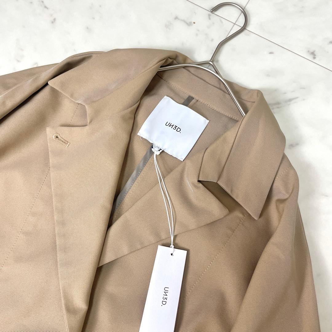 【新品未使用】アンスリード ショートオリガミトレンチコート ベージュ F