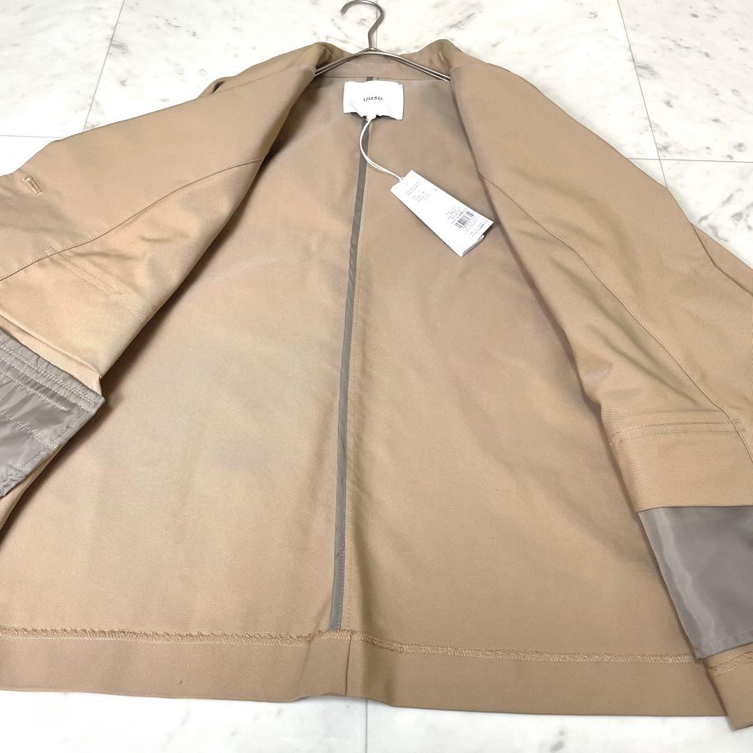 【新品未使用】アンスリード ショートオリガミトレンチコート ベージュ F