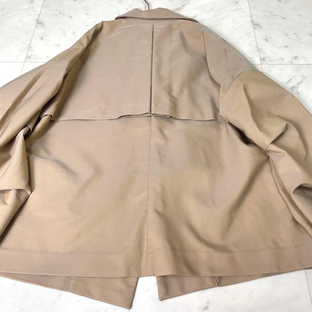【新品未使用】アンスリード ショートオリガミトレンチコート ベージュ F