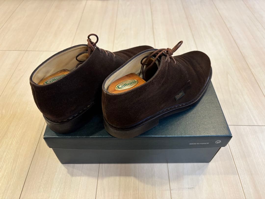 Paraboot GUERNY Chocolate Suede 6ハーフ