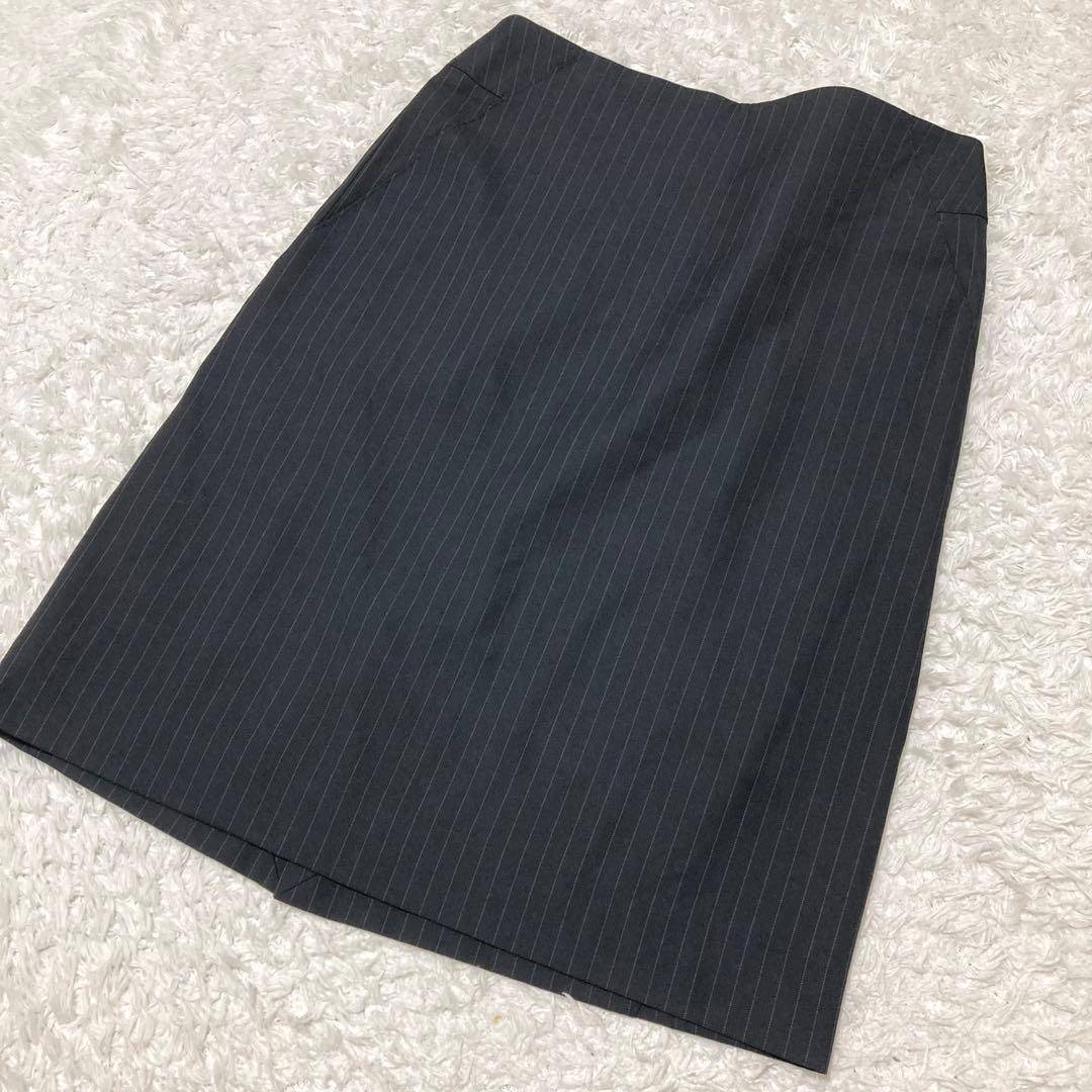 極美品♡ 23区 スカートスーツ セットアップ ストライプ COLOMBO生地