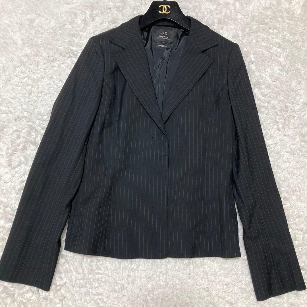 極美品♡ 23区 スカートスーツ セットアップ ストライプ COLOMBO生地