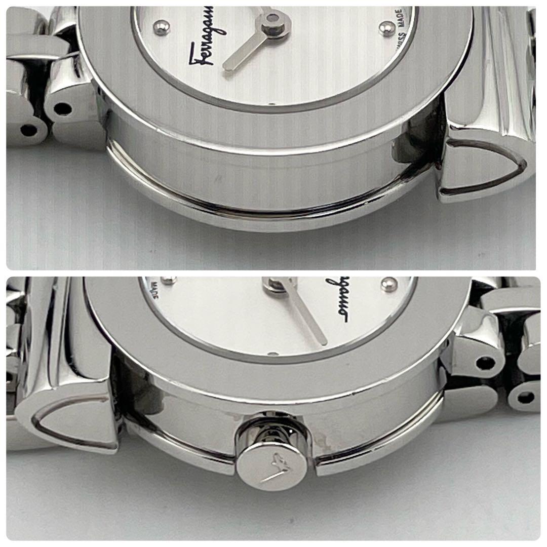 【稼働/袋付き】サルヴァトーレフェラガモ　ガンチーニ　腕時計　レディース