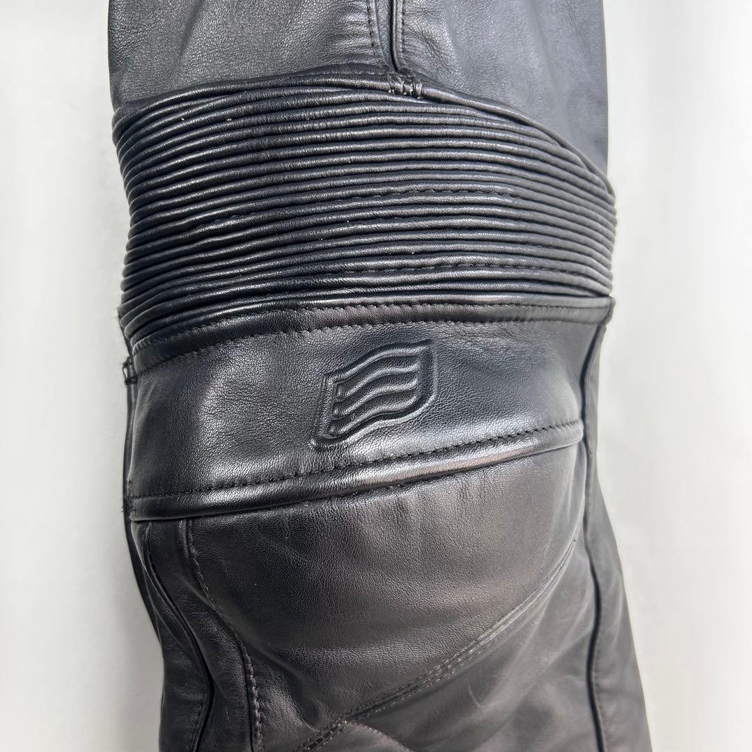 【美品】hyod ヒョウドウ レザーパンツ ブラック ブーツアウト LWサイズ