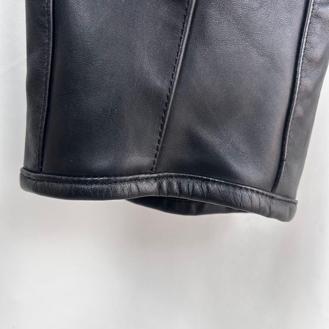 【美品】hyod ヒョウドウ レザーパンツ ブラック ブーツアウト LWサイズ
