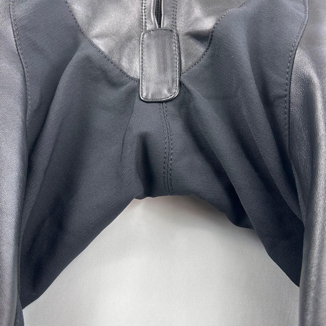 【美品】hyod ヒョウドウ レザーパンツ ブラック ブーツアウト LWサイズ