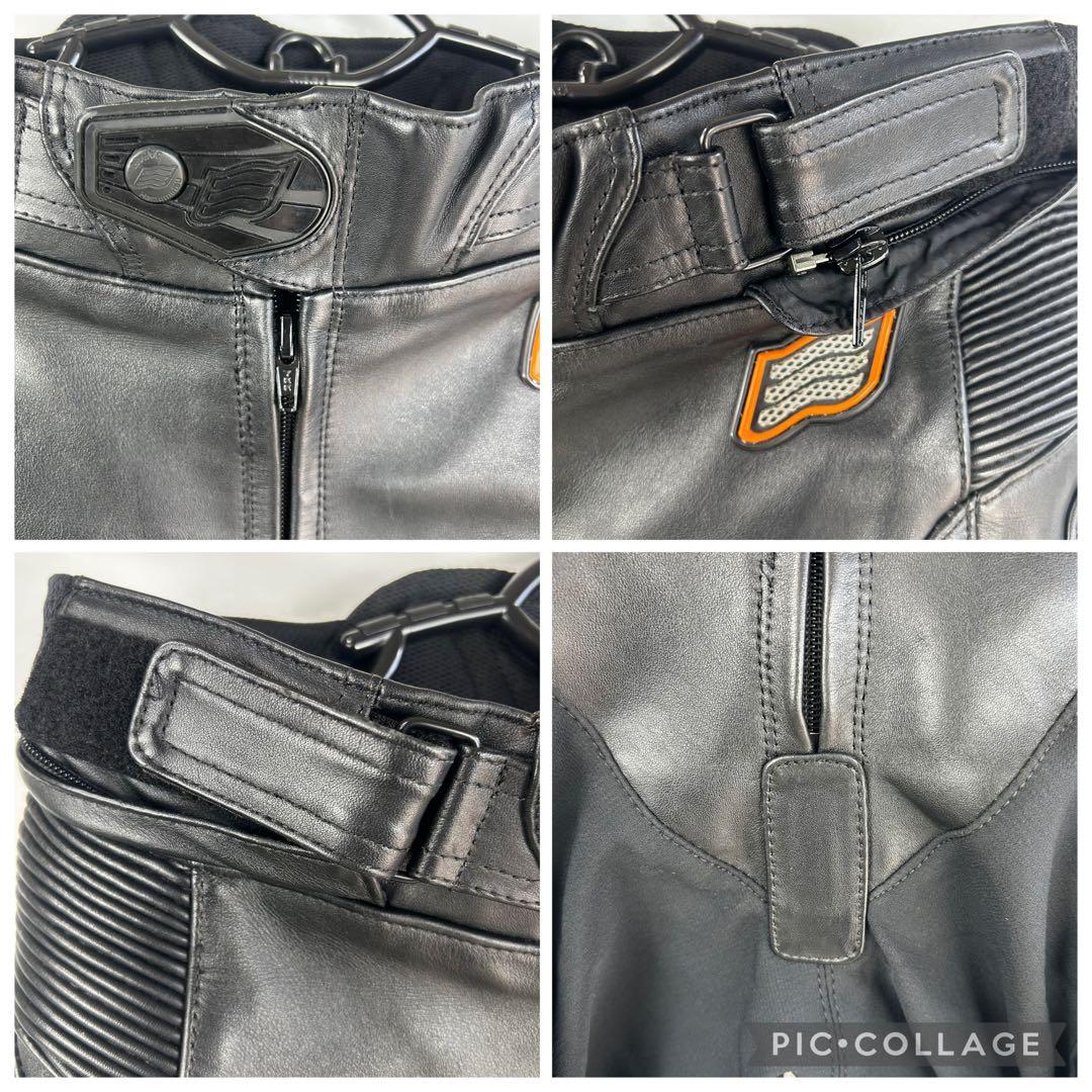 【美品】hyod ヒョウドウ レザーパンツ ブラック ブーツアウト LWサイズ