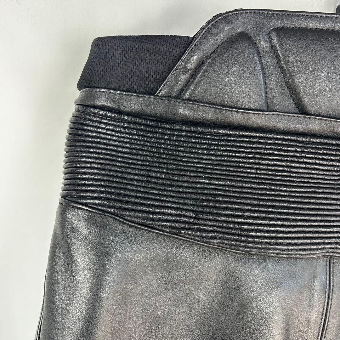 【美品】hyod ヒョウドウ レザーパンツ ブラック ブーツアウト LWサイズ