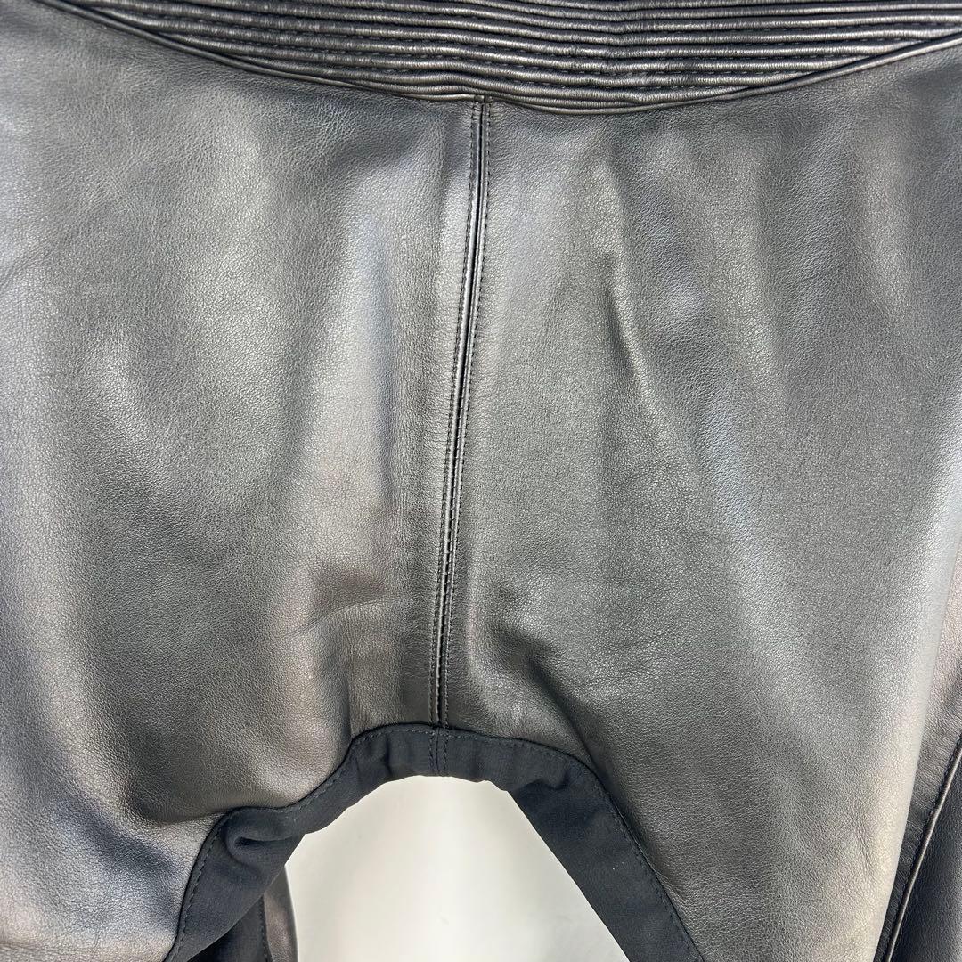 【美品】hyod ヒョウドウ レザーパンツ ブラック ブーツアウト LWサイズ