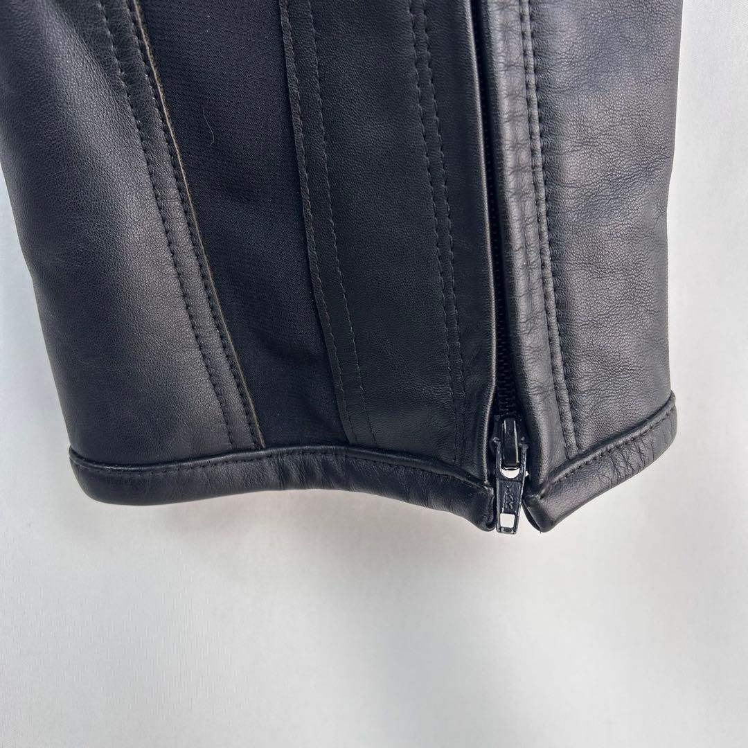 【美品】hyod ヒョウドウ レザーパンツ ブラック ブーツアウト LWサイズ