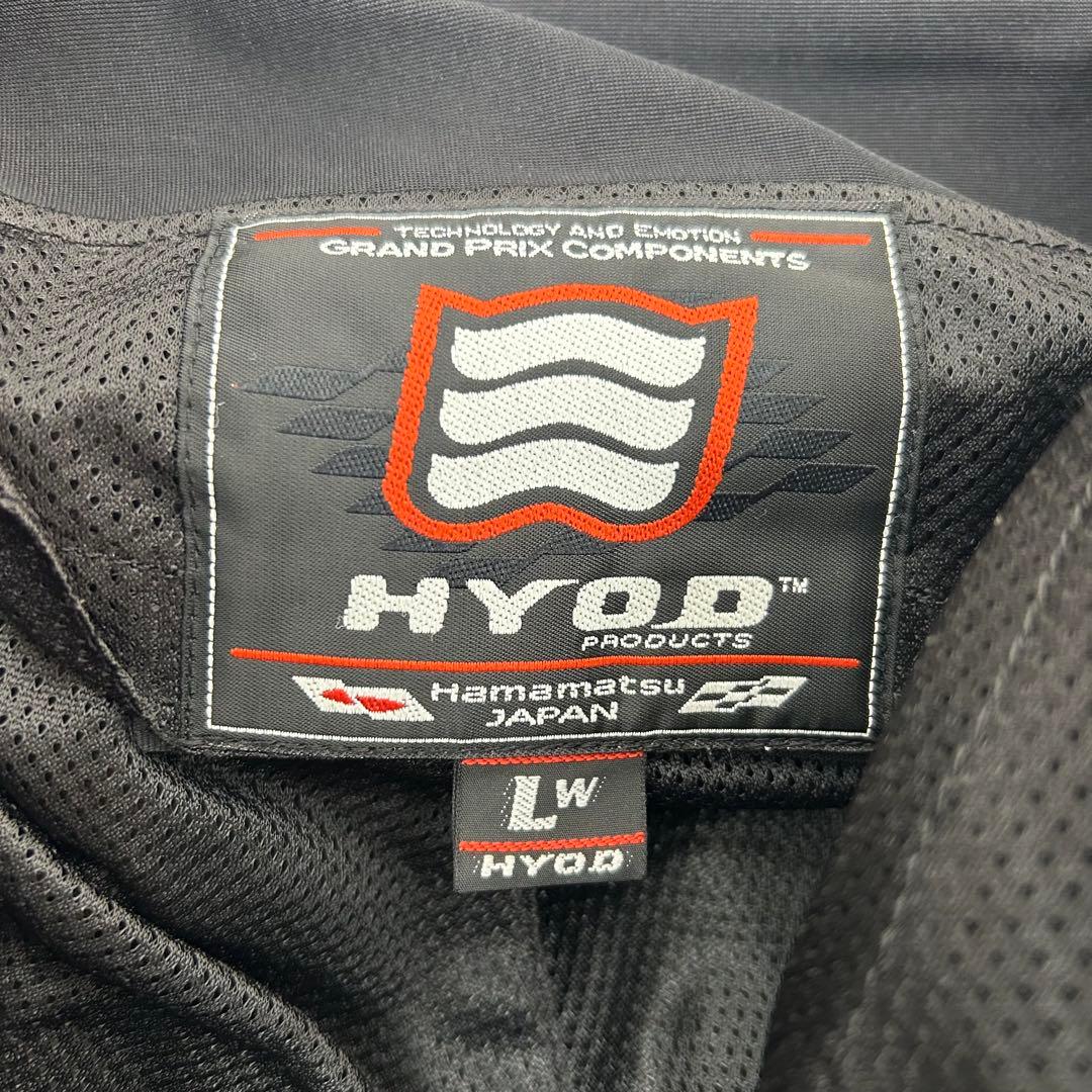 【美品】hyod ヒョウドウ レザーパンツ ブラック ブーツアウト LWサイズ