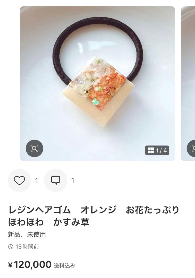 ひまういページ　レジンヘアゴム 6点 ポニーフック2点　クリップ3点