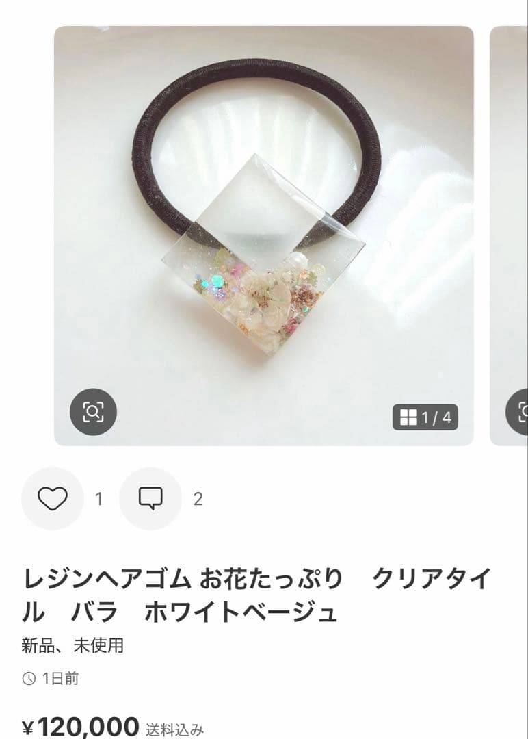 ひまういページ　レジンヘアゴム 6点 ポニーフック2点　クリップ3点