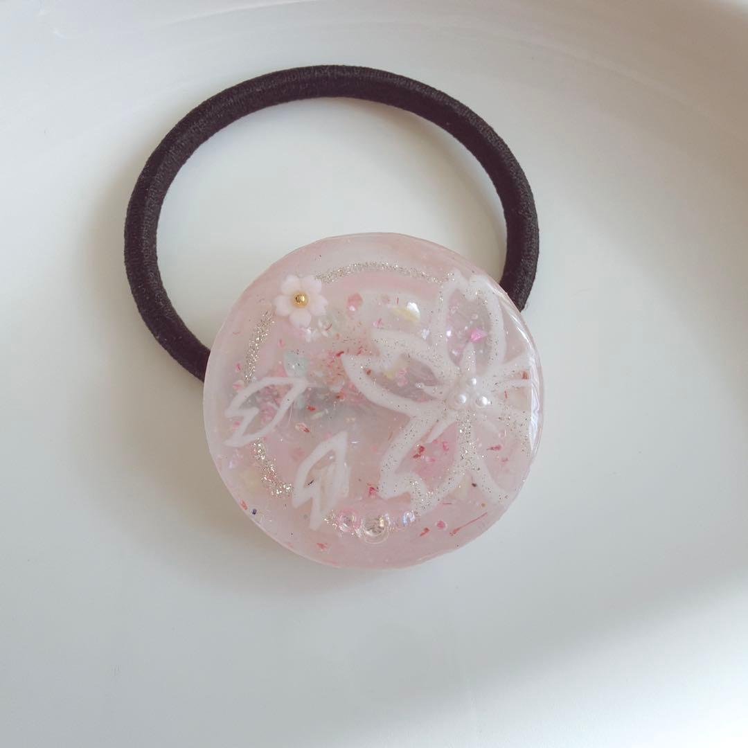 ひまういページ　レジンヘアゴム 6点 ポニーフック2点　クリップ3点