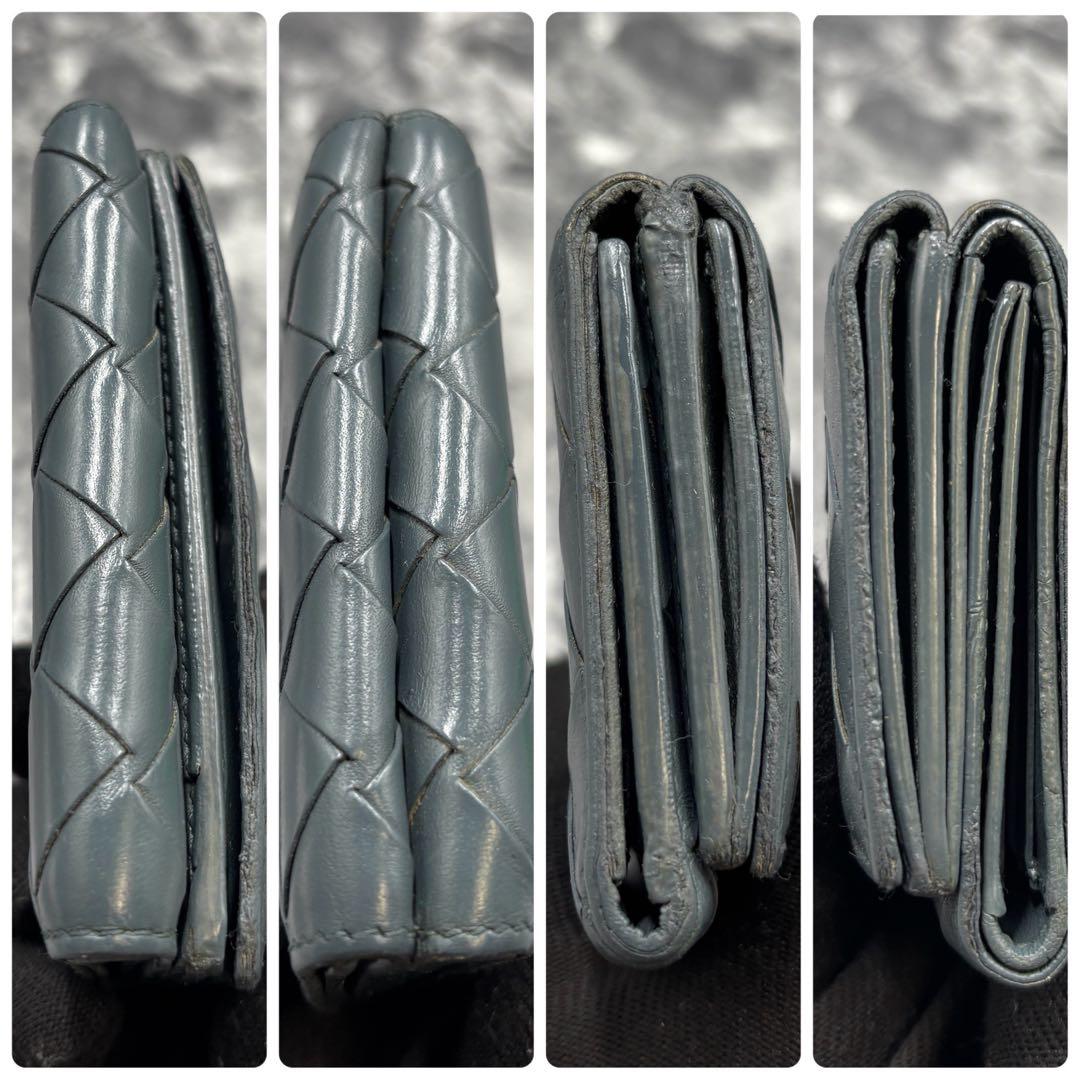 ✨付属品付/美品✨ ボッデガヴェネタ 3つ折り財布 イントレチャート 現行