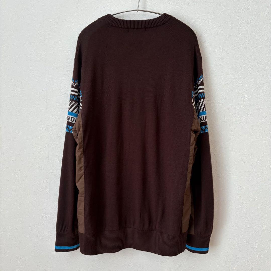 新品 23区GOLF【ウォッシャブル】フェアアイル柄ニット