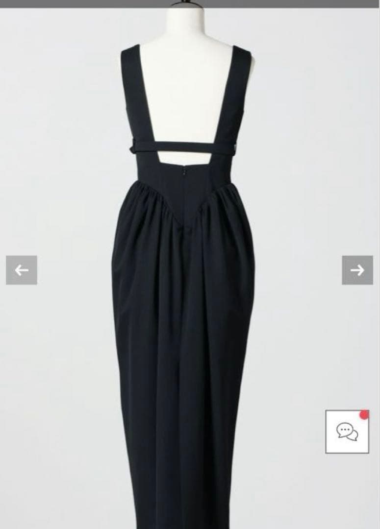 専用です。fetico ブラック サイズ1 WOOL CURVY DRESS