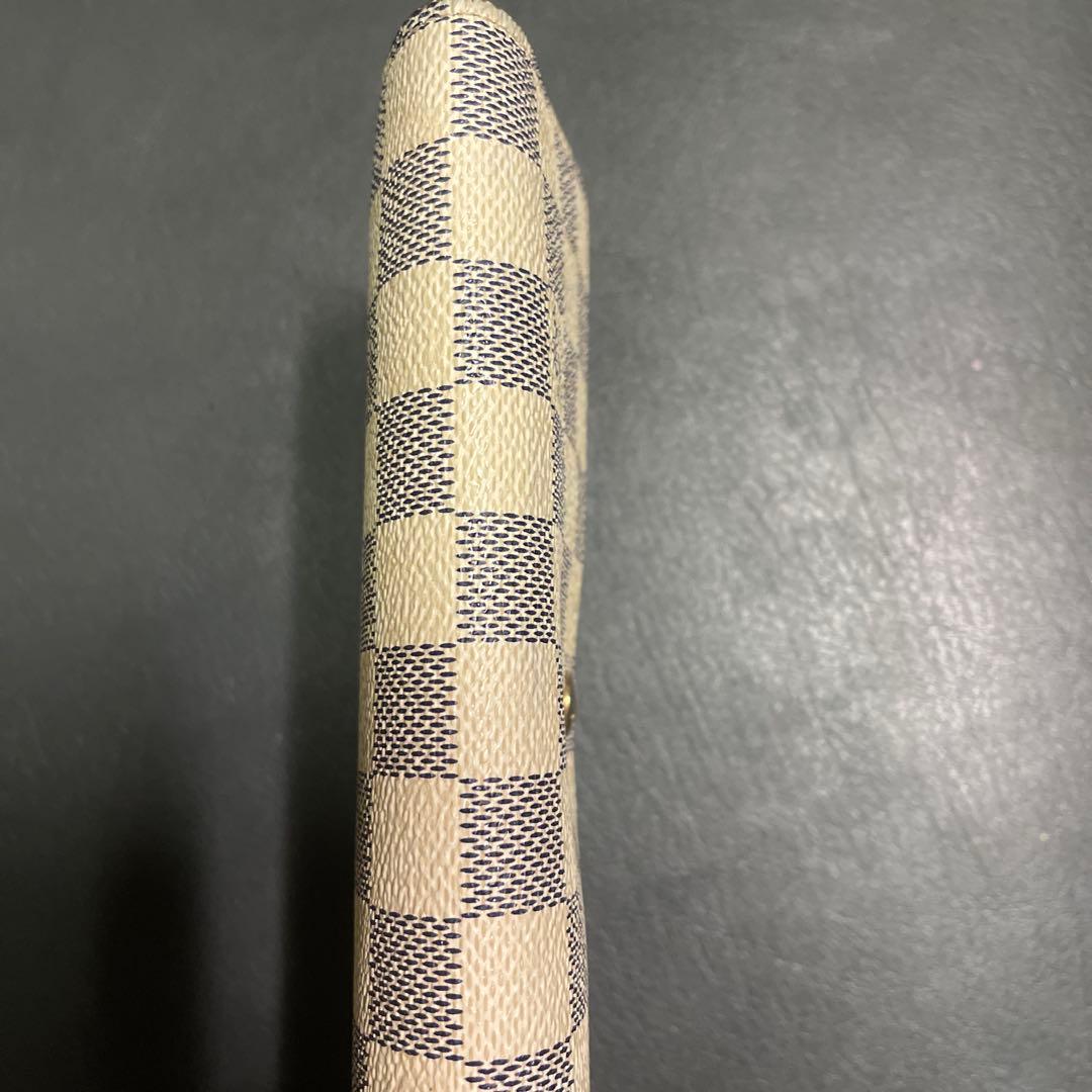 ★☆美品保管品☆★ルイヴィトン　ダミエ　アズール ポルトフォイユサラ　格安出品