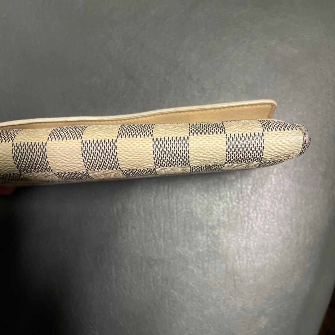 ★☆美品保管品☆★ルイヴィトン　ダミエ　アズール ポルトフォイユサラ　格安出品