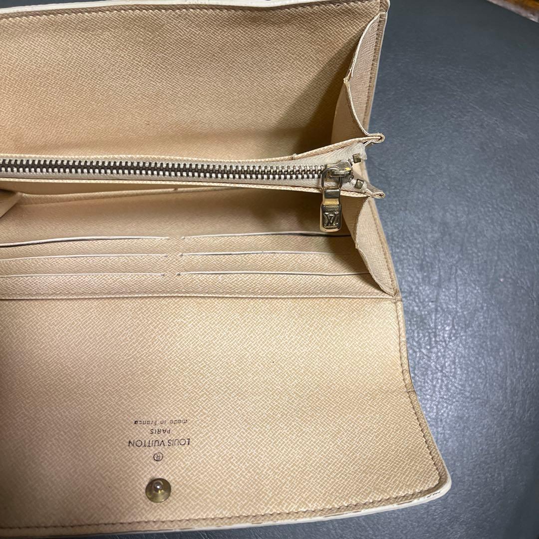 ★☆美品保管品☆★ルイヴィトン　ダミエ　アズール ポルトフォイユサラ　格安出品