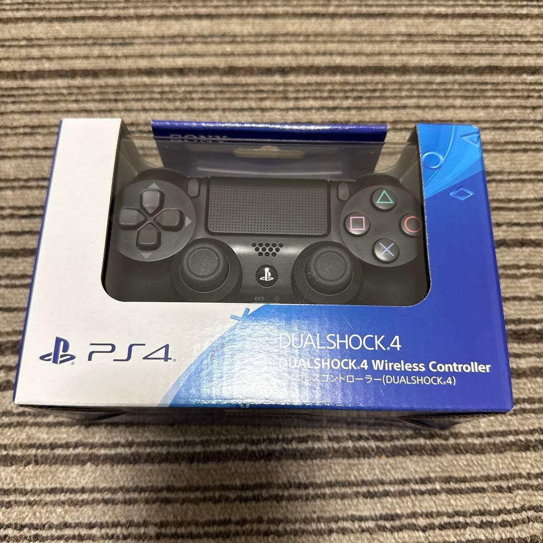 PS4 ワイヤレスコントローラー DUALSHOCK4 ジェット・ブラック