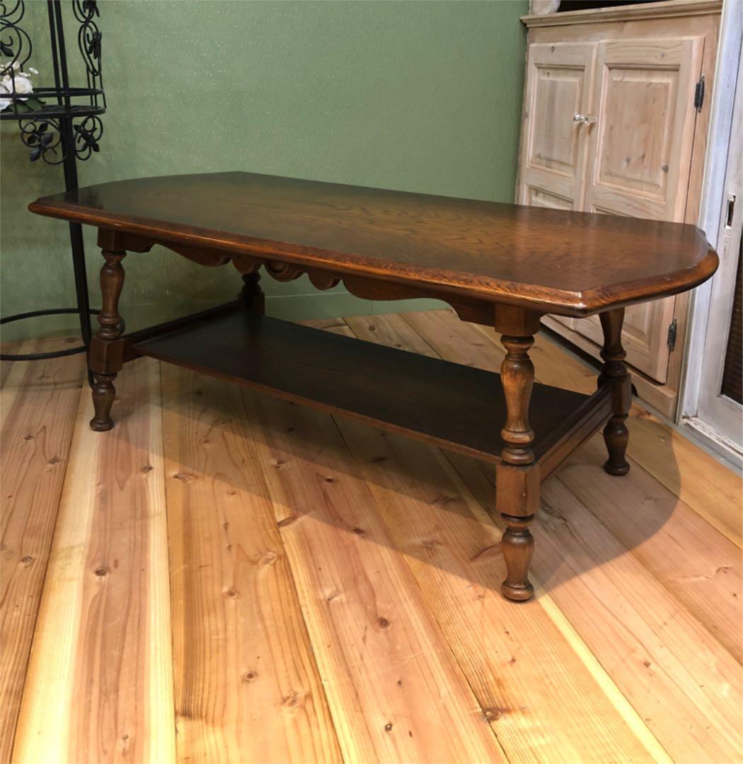 アリリン＊飛騨 キツツキ センターテーブル アンティーク 昭和レトロ