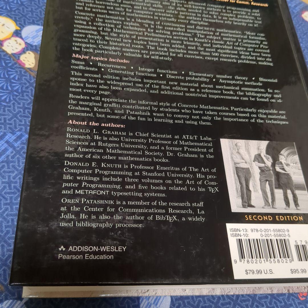 洋書 CONCRETE MATHEMATICS