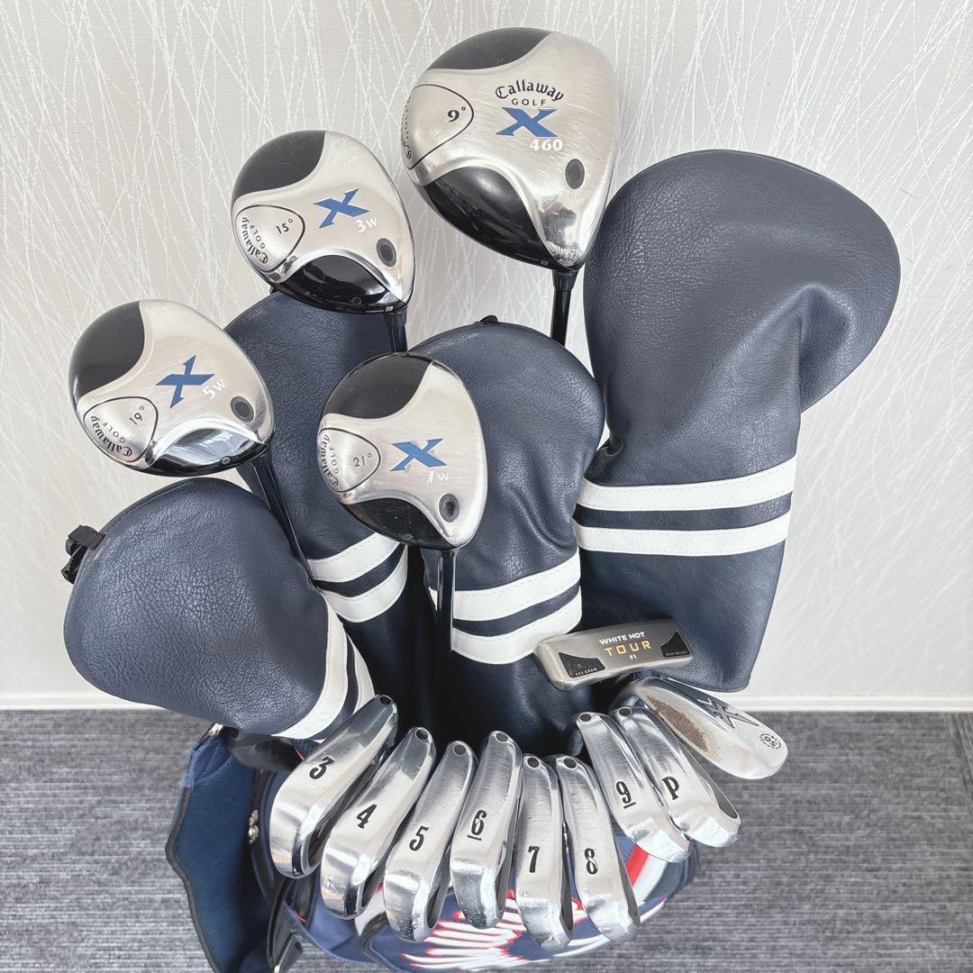 超豪華❗キャロウェイ/ X★ゴルフクラブ 初心者用 メンズ ゴルフセット