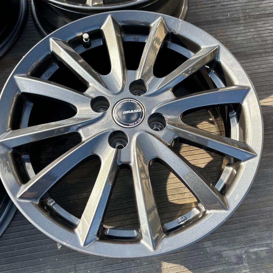 BRASIZ アルミホイール16インチ4H100 6J+42 4本 送料込み